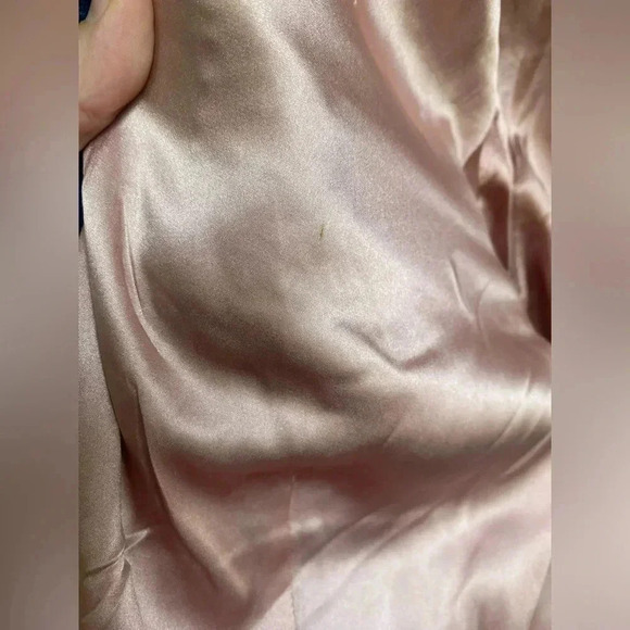 Vintage British Khaki silk lined denim jacket - Picture 3 of 10